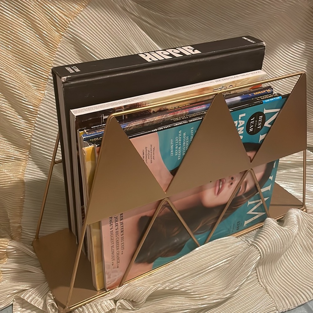 Mid century modern magazine rack